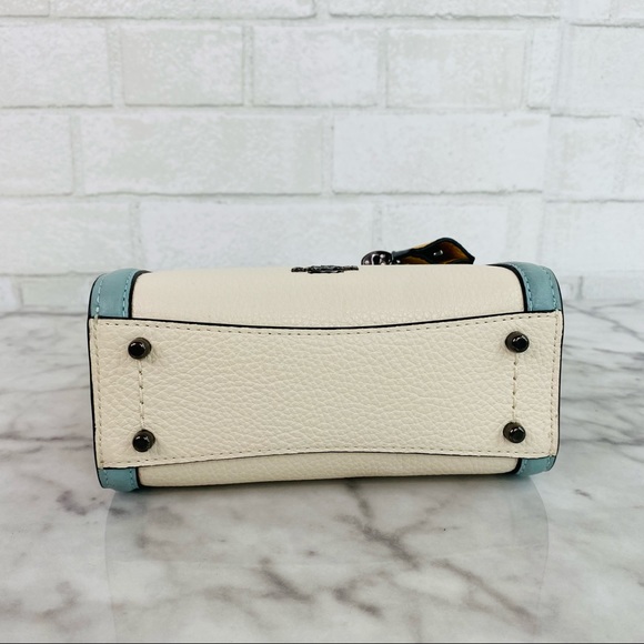 ❗️Sold Out❗️Coach Colorblock Micro Rowan Zoe Crossbody Satchel - Picture 7 of 13